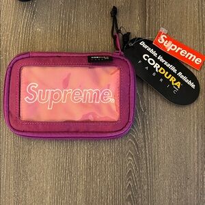 Supreme Magenta Cordura Wallet